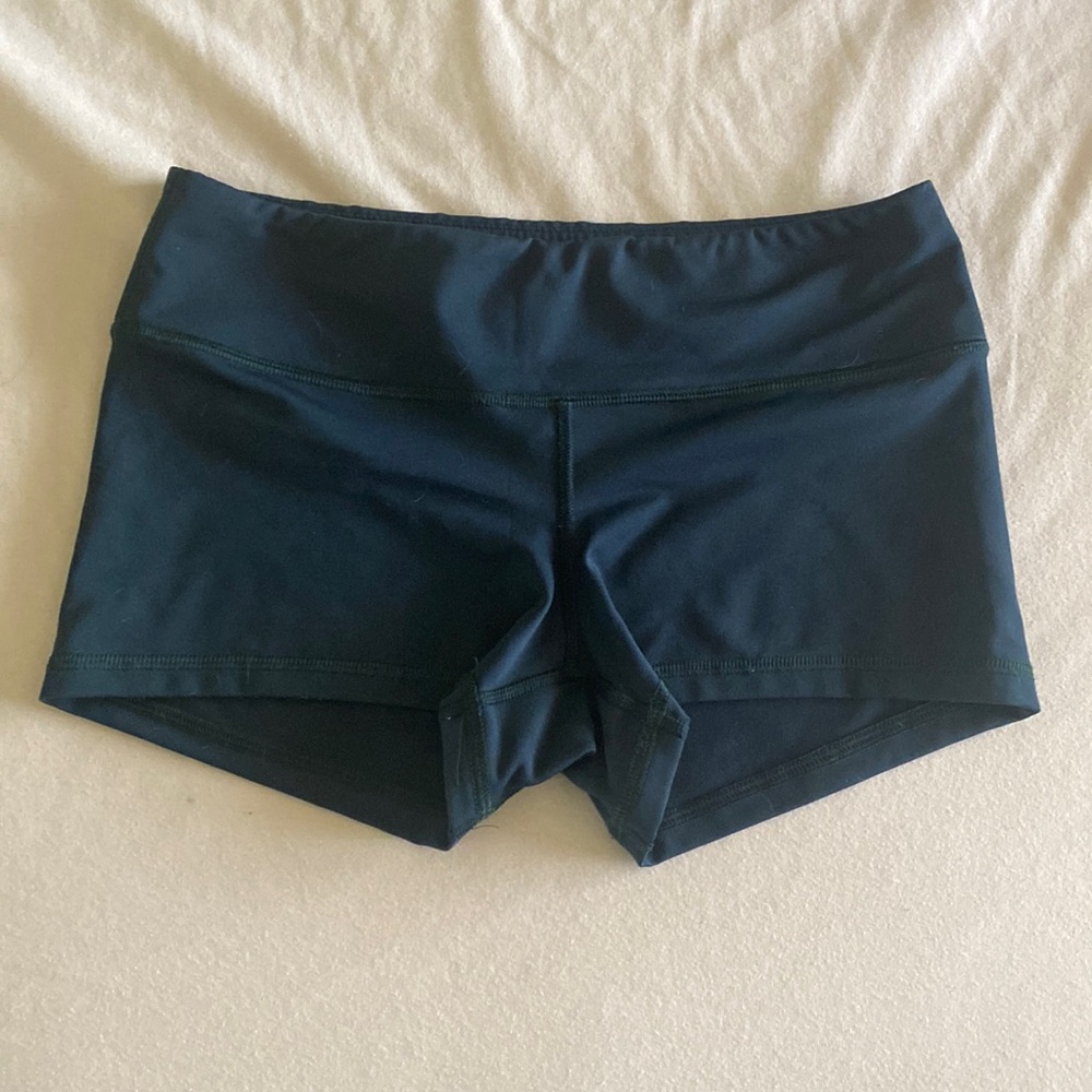 Hunter green FLEO booty shorts
